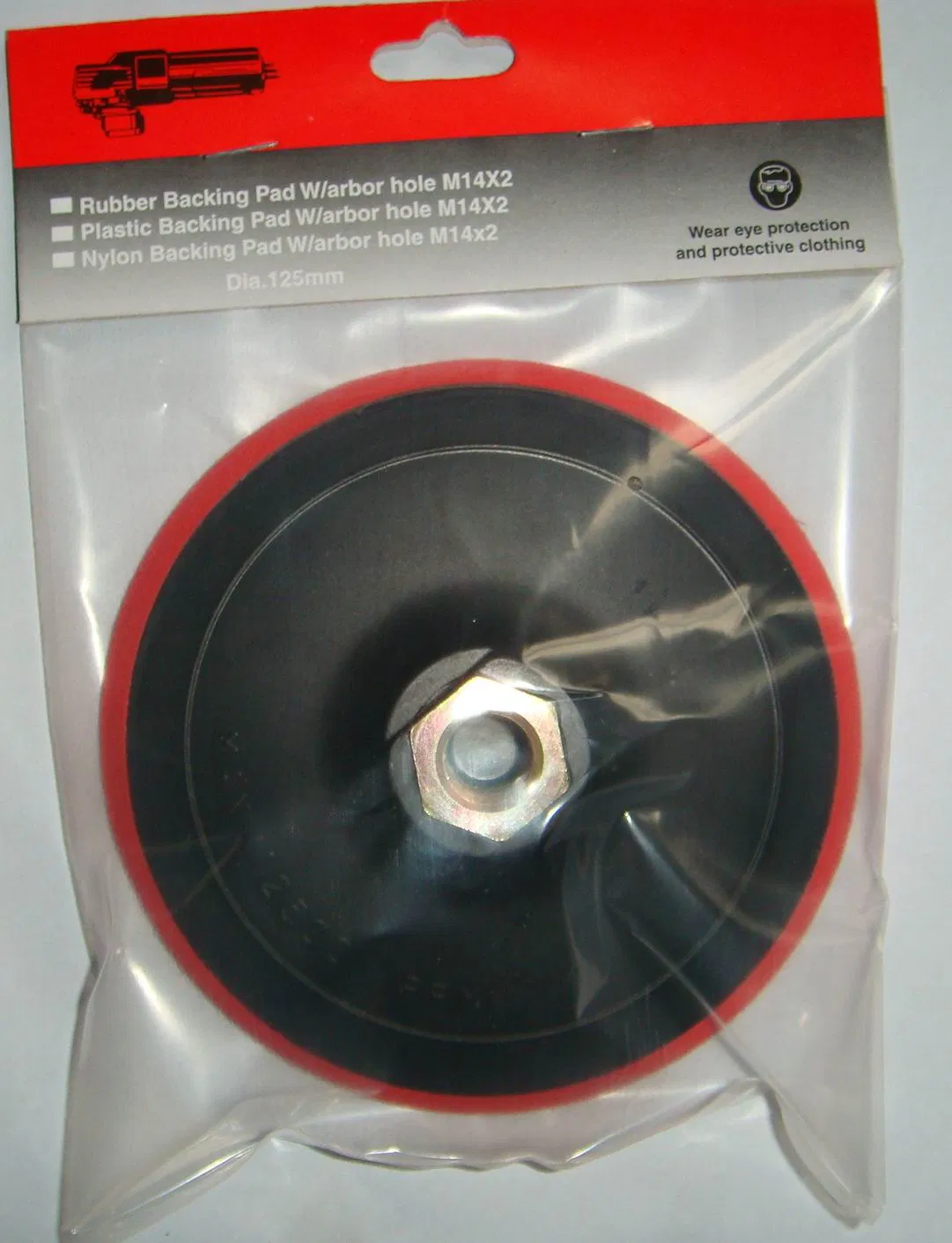 115/125mm EVA Plastic Backing Pad for Sandpaper Disc