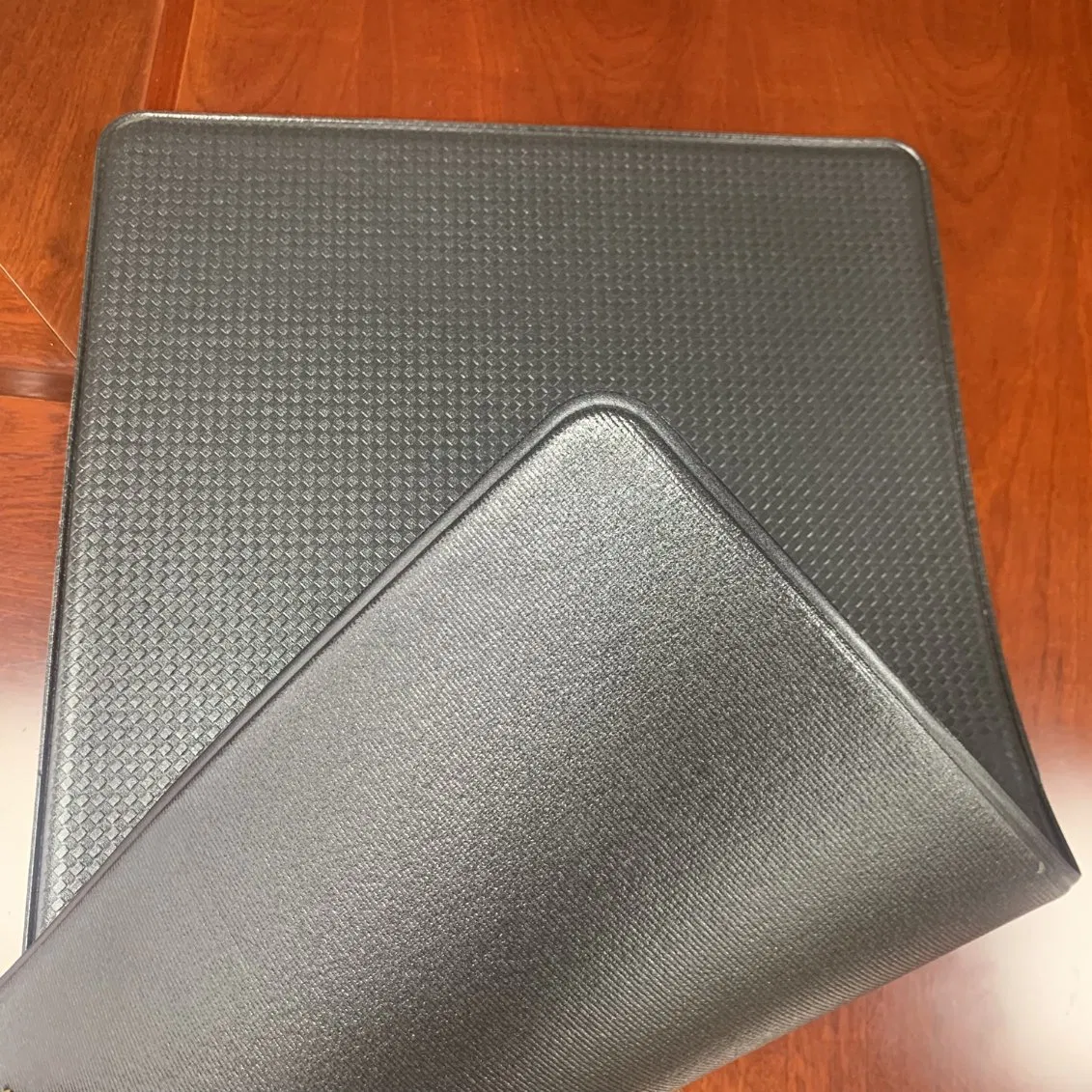High Quality Washable PVC Leather Bath Mat Comfort Non Slip Solid Color Anti Fatigue Kitchen Mat