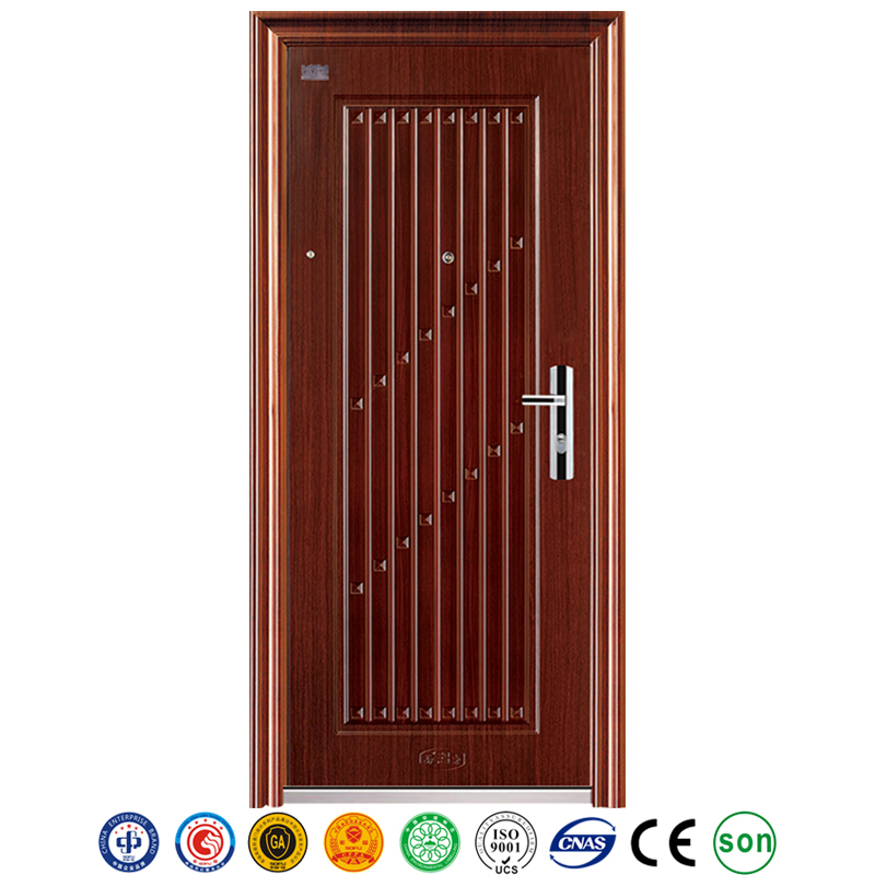 Multi-Lock Set House Front Door Design with Customized Color