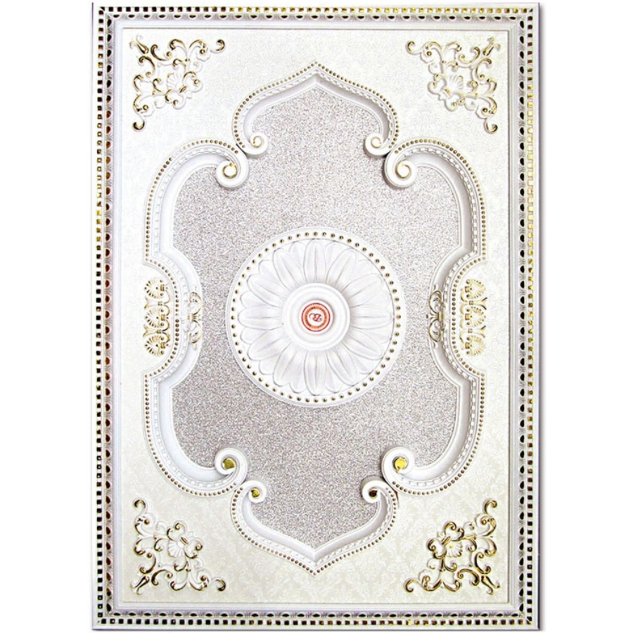 Banruo White Premiere Rectangular Ceiling Medallion