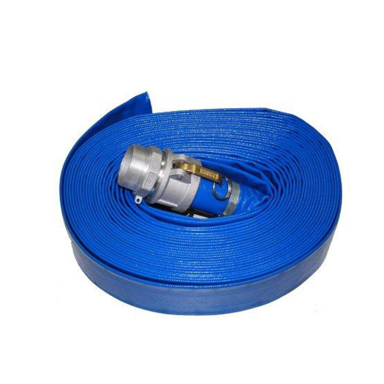 Wholesale 8 Inch Flexible Drip Irrigation Plentirain PVC Layflat Water Hose with Camlock Coupling