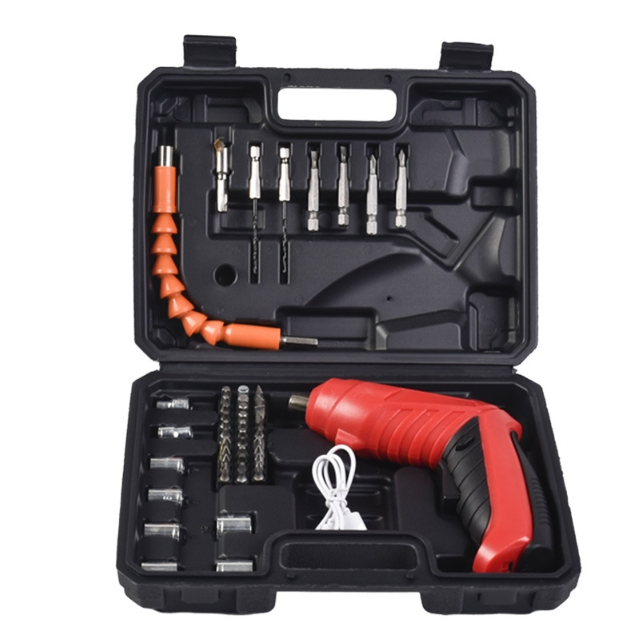 Электрическая отвертка 3.6V, 47 предметов, 3.5 Н/м