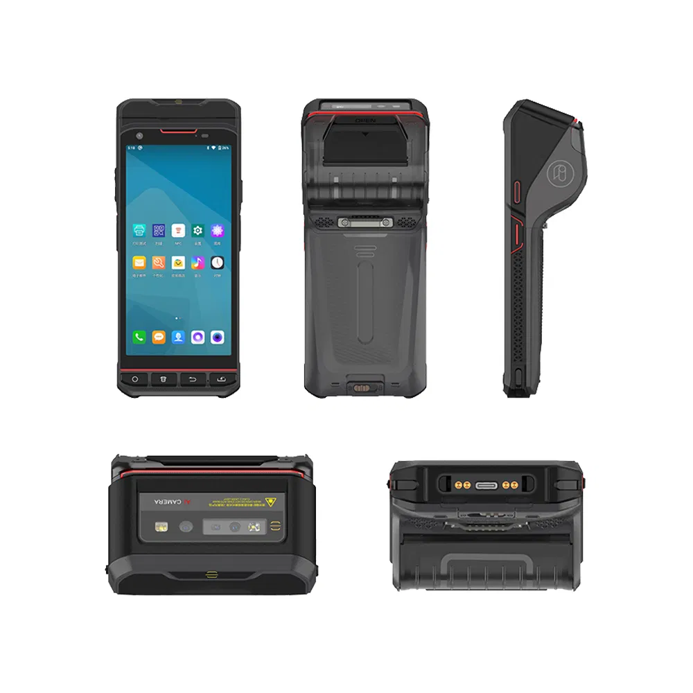Label Printer Integrated Handheld Terminal Andriod 13 PDA Optional 2D Barcode Scanner Hcc-S70