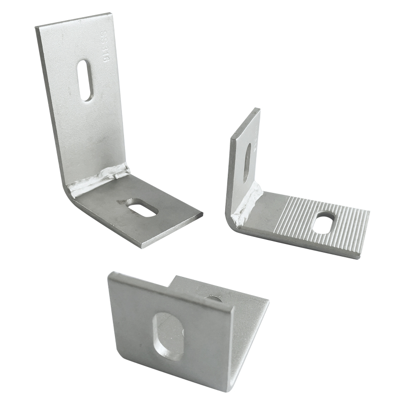 Stainless Steel L Angle Stone Bracket Wall Fixing Clamp Ventilated Facade System