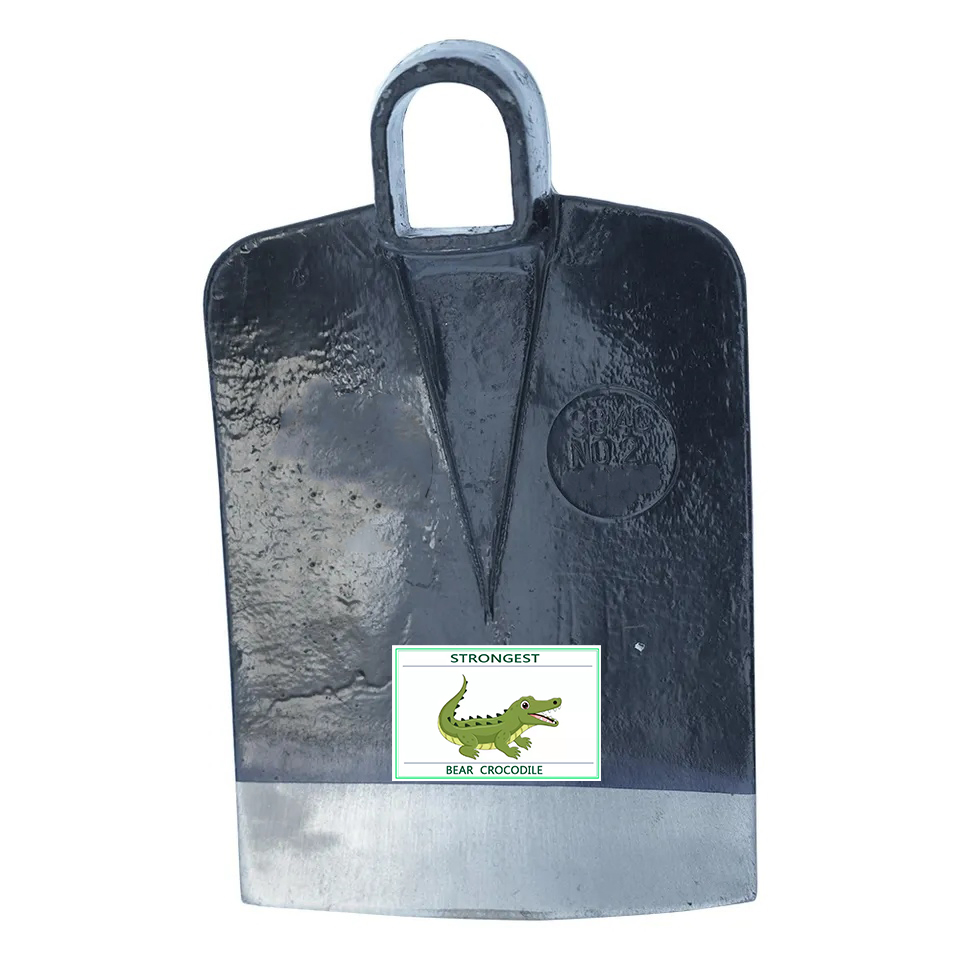 Railway Steel Agricultural Digging Hoe H3042 Cock Brand Crocodile Brand Aligator Brand