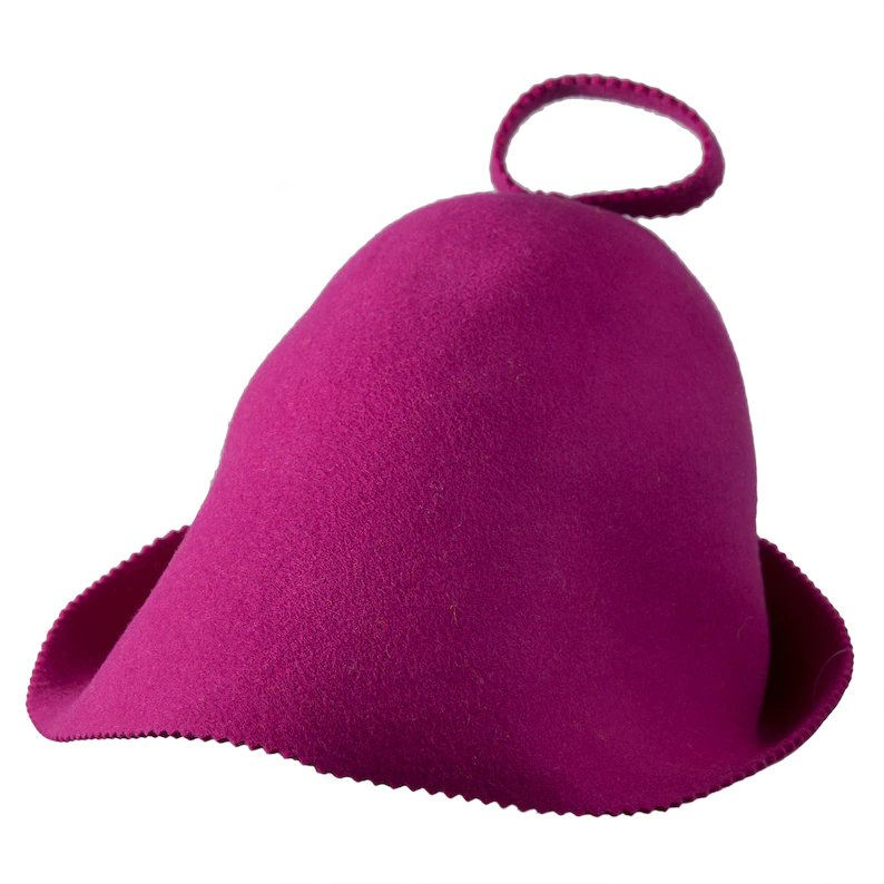 Russian Wool Banya Ukrainian Hair Protection Sauna Cap Sauna Hat