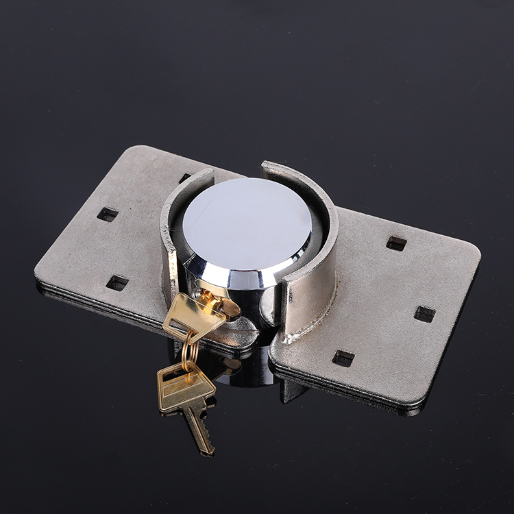 73mm Puck Lock High Security Hasp Shackle Round Hockey Puck Padlock with 2 Keys