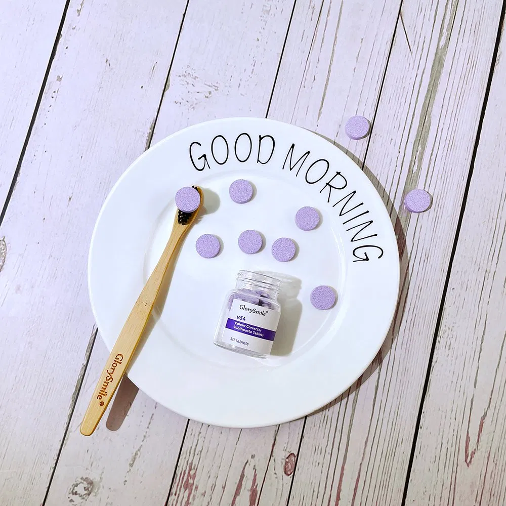 Tooth Paste Tablets Eco Friendly Antiplaque Whitening Toothpaste Tablets
