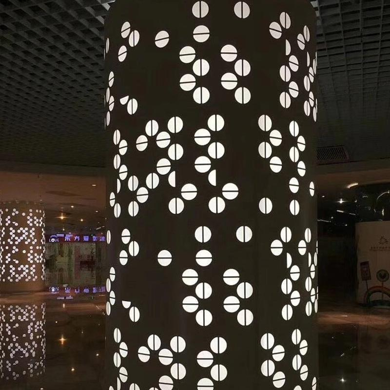 Electrophoretic Coating Aluminum Cylindrical Shape for Curtain Wall