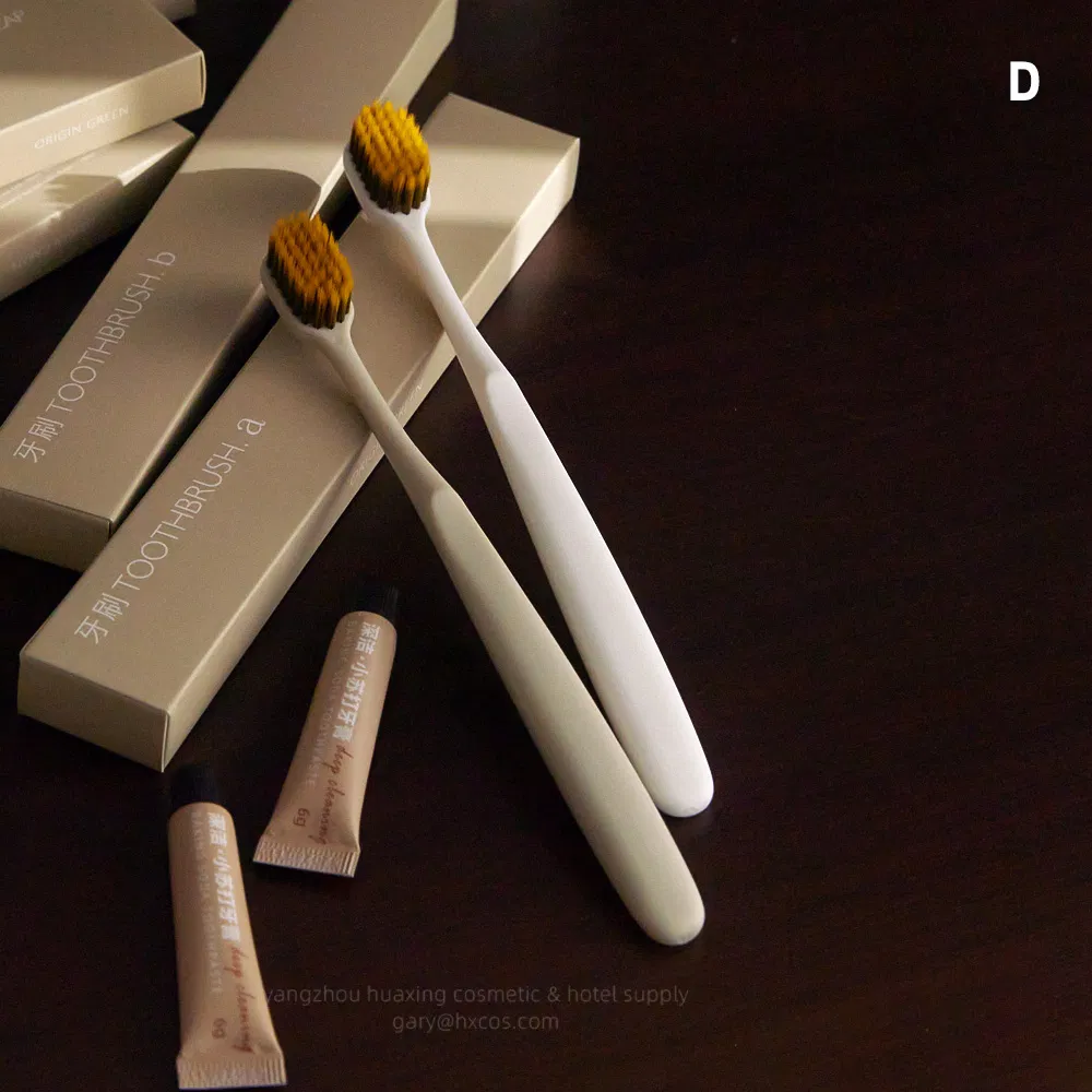 Disposable Hotel Toothbrush with Private Logo and Premium Hotel Aamenity