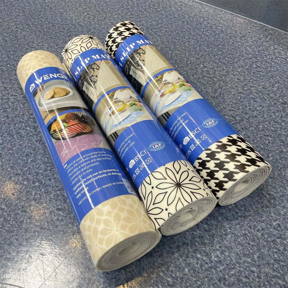 Waterproof Grip Tool Box Mat PVC Foam Small Roll Kitchen Cabinet Anti-Slip Mat Non-Toxic Shelf Liner Non Slip Table Mat