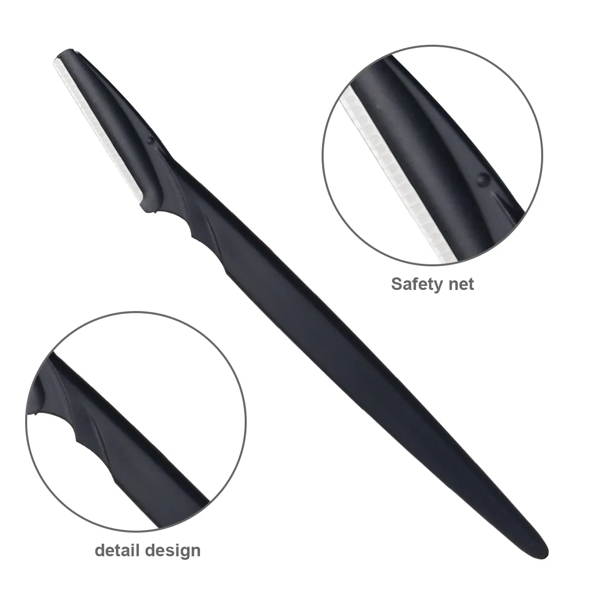 Ultimate Precision Stainless Steel Eyebrow Grooming Kit for Flawless Shaping