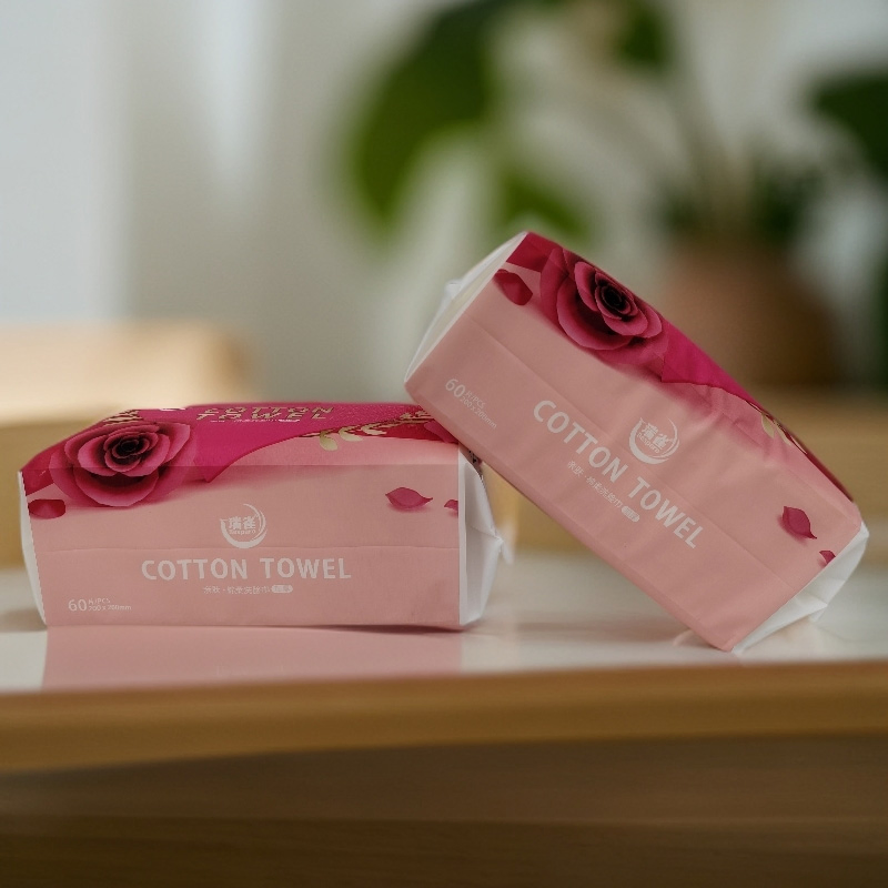 Wholesale Makeup Remover Baby Washcloths Soft Cotton Cleansing Towel Disposable Facial Tissue