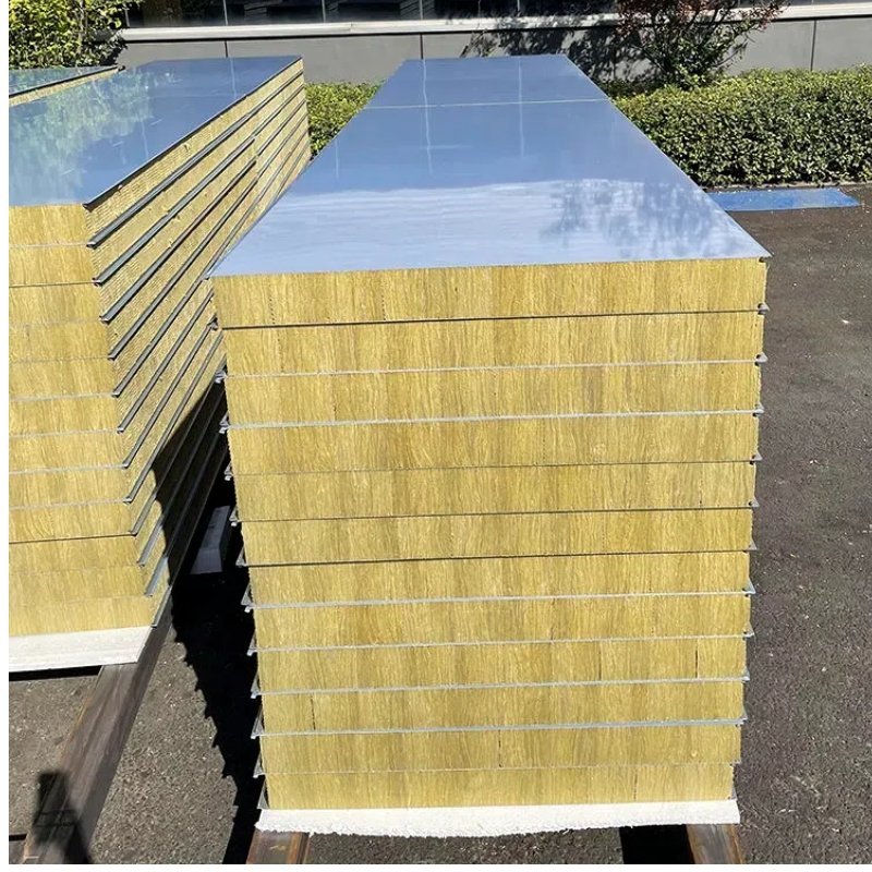 Corrosion Resistant Rock Wool Sandwich Panel for Coastal Building Walls