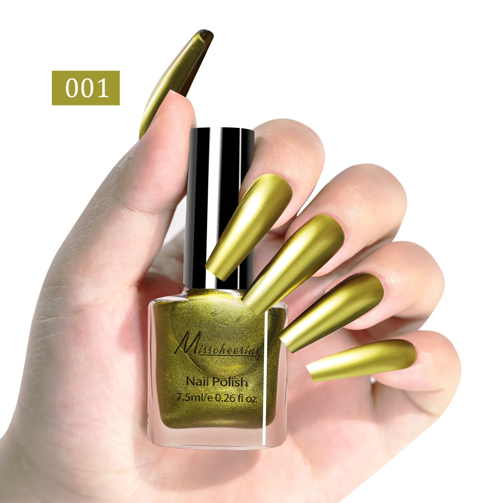 Hot Selling Metal Mirror Finish Quick-Drying Long-Lasting Multi-Color Glossy Nail Polish