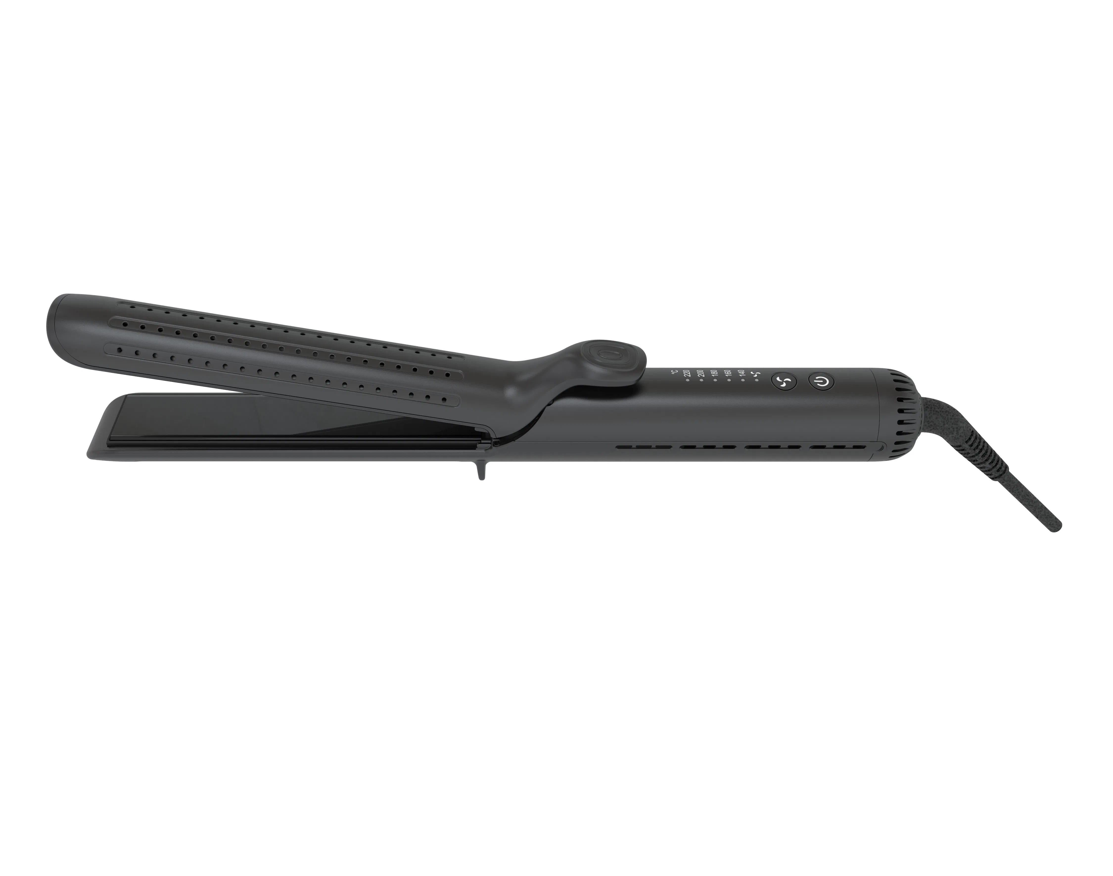 Tiktok Best Airflow Styler 2.0 Curling Iron-Titanium Flat Iron Hair Straightener and Curler 2 in 1 for Lasting Curl, 30s Heat-up