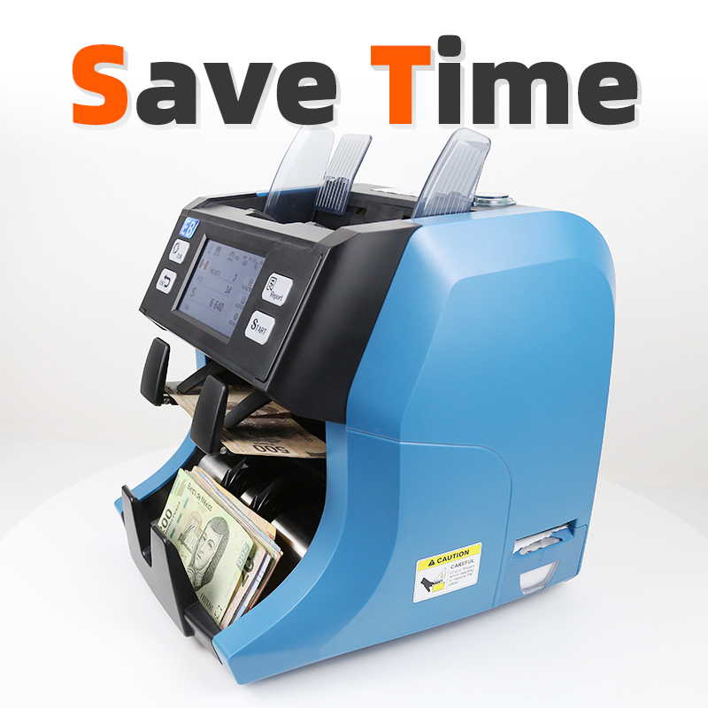 BS-2090 Automatic Banknote Sorter CIS 2 Pocket Currency Discriminator and counter