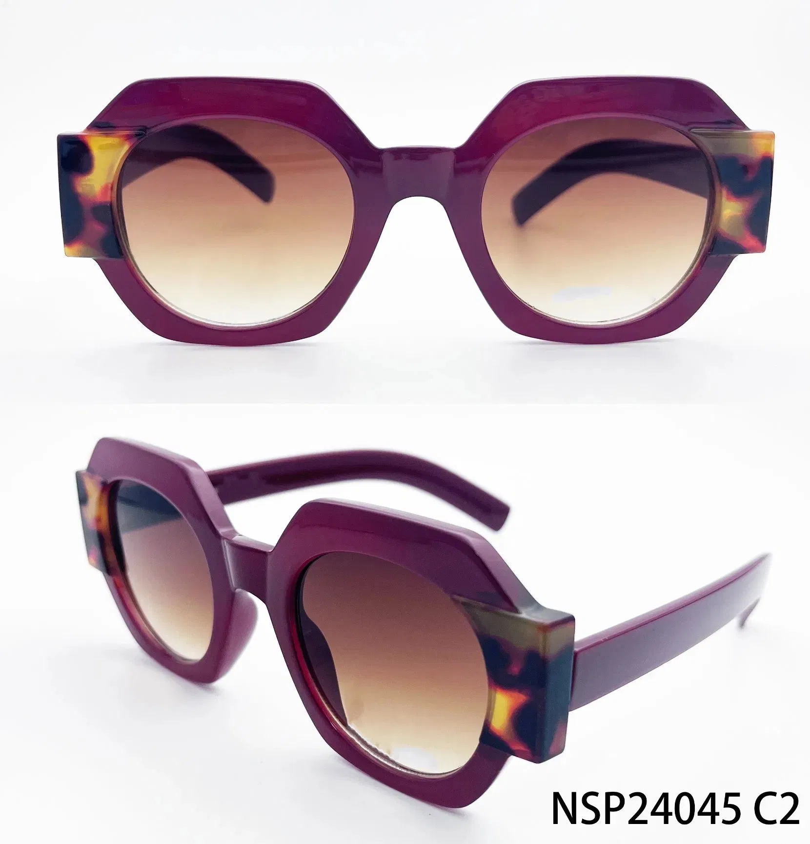 Custom Logo PC Lens Fashion Women Sunglass Personalized Bike Outdoor Eye Glasses Nsp24043