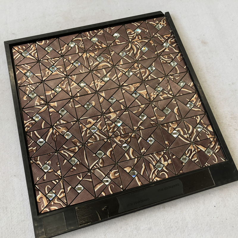 Алюминиевая мозаика Hexagon для ванной, 30x30 см