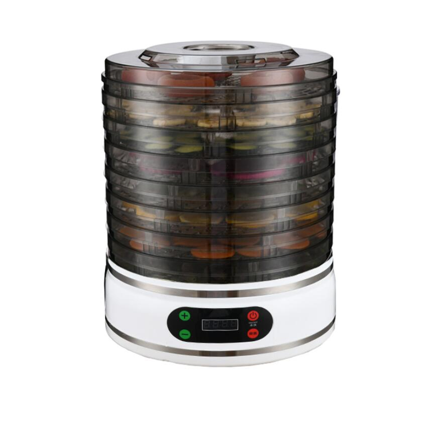 Customized New 350W 5 Tray Adjustable Temperature Electric Food Dehydrator