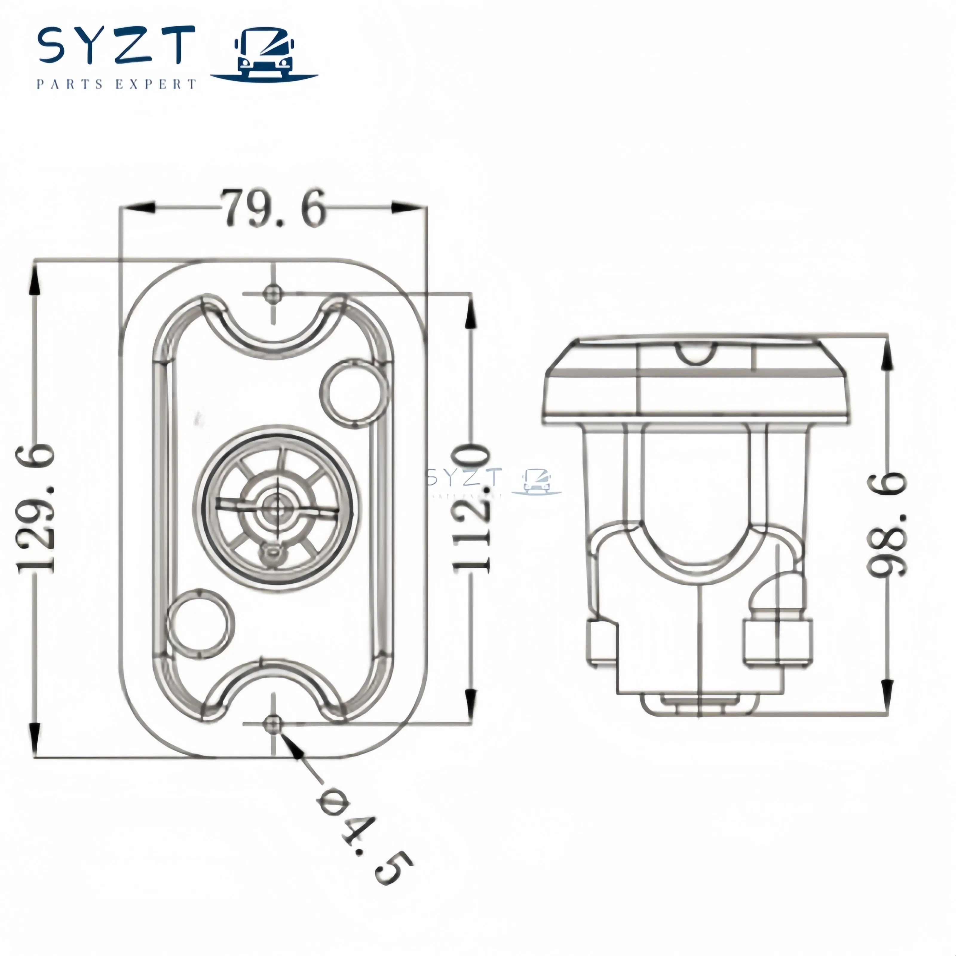 Качественный круглый задний светодиодный габарит
