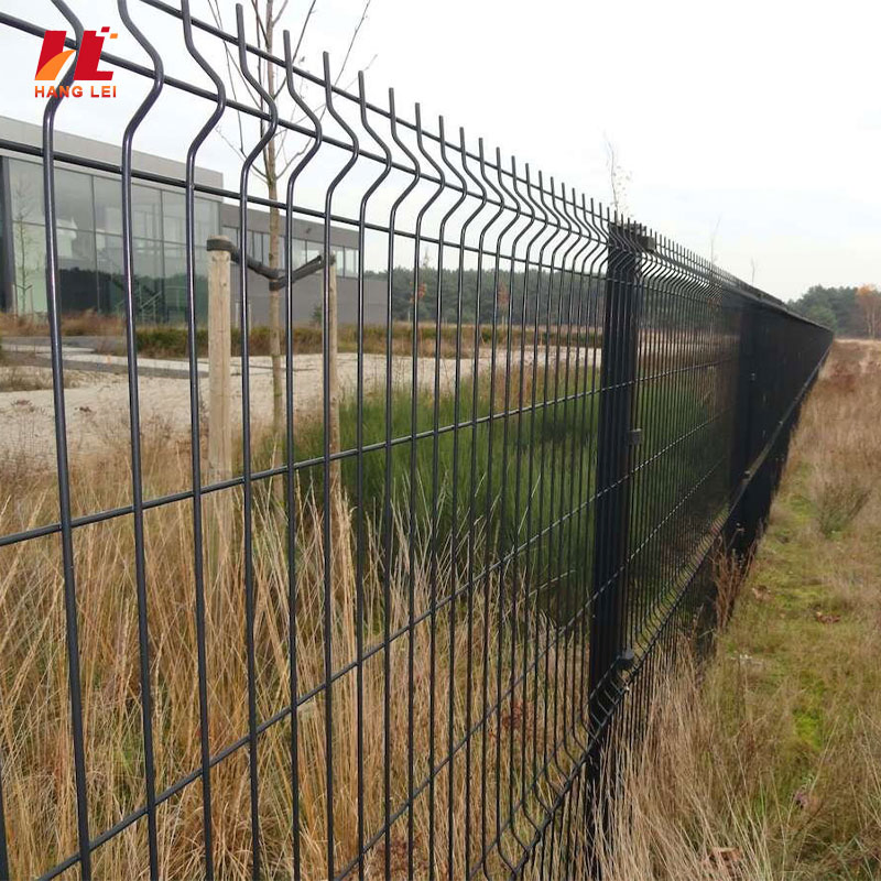 Elegant Three Dimensional Curved Bend Fencing Panels for Enhancing Garden Security and Ornamental Iron Fencing
