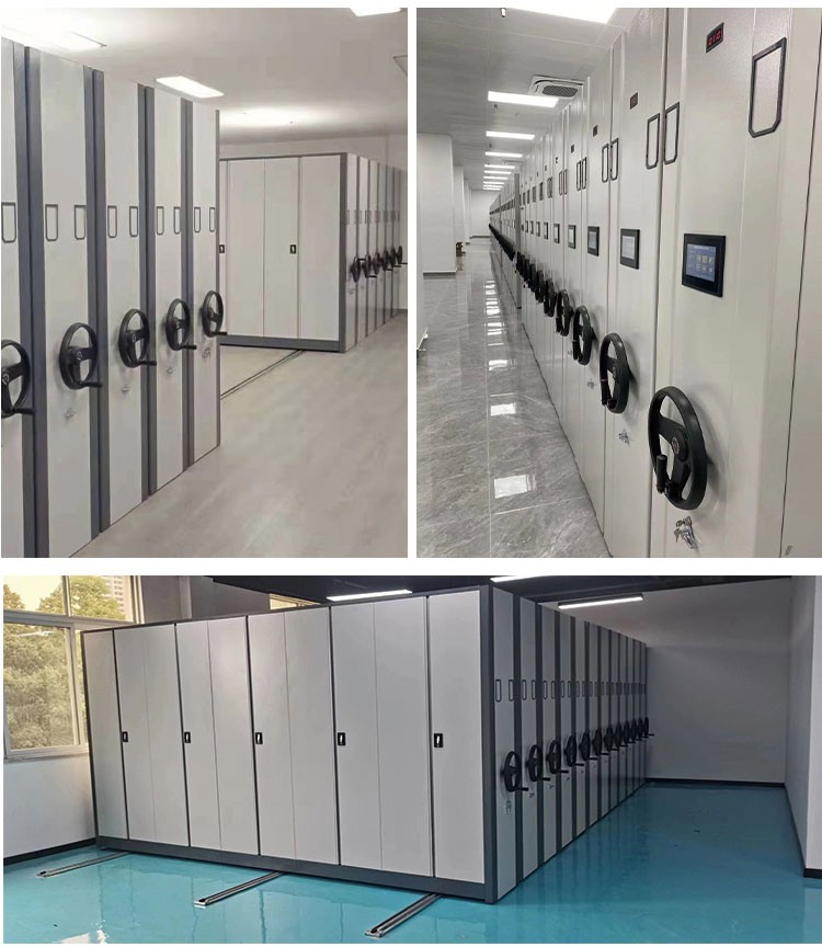 Стеллаж мобильный архивный для библиотеки передвижной