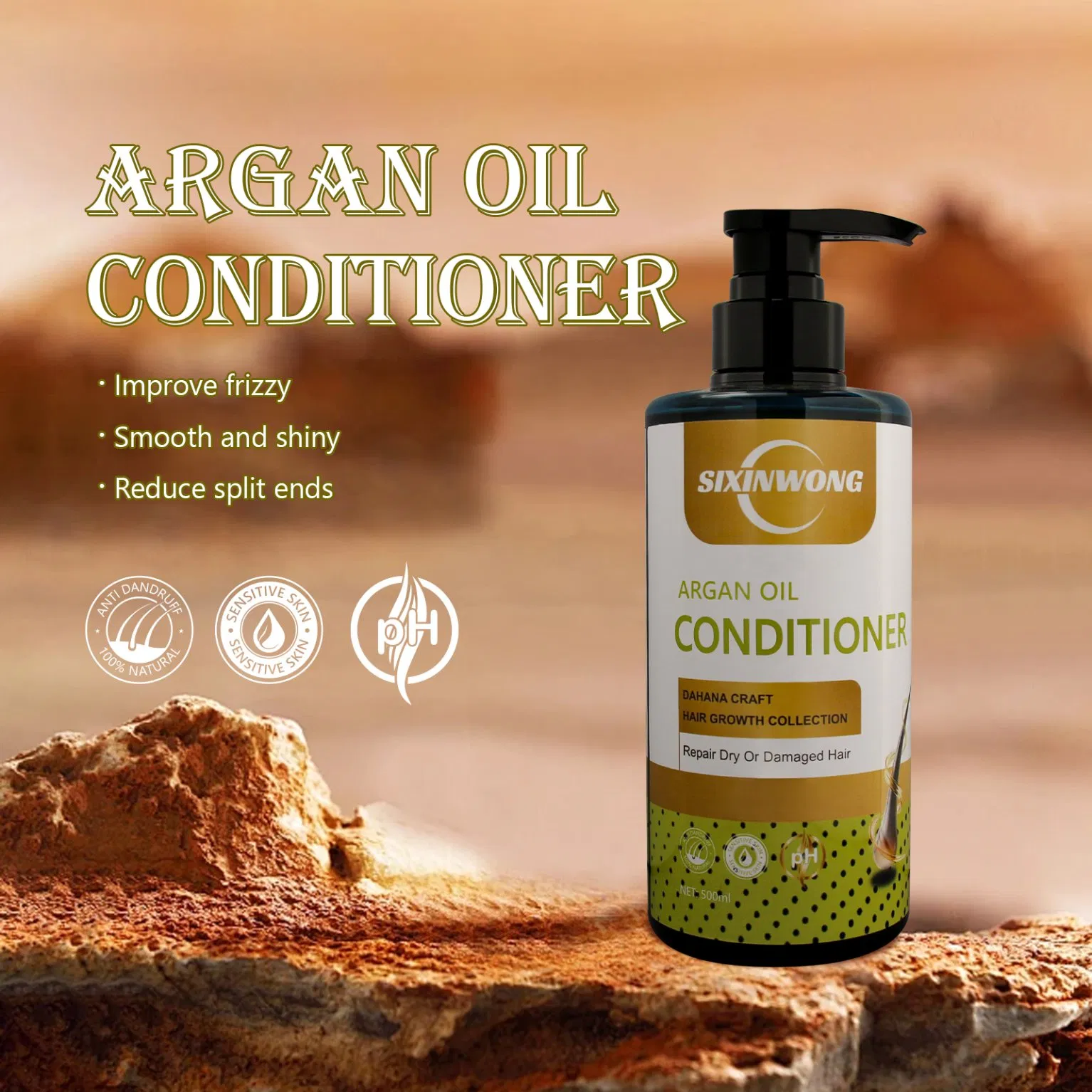 Beauty Cosmetics Hair Care Moisturizes Shine Clean Invigorating Scent Argan Oil Hair