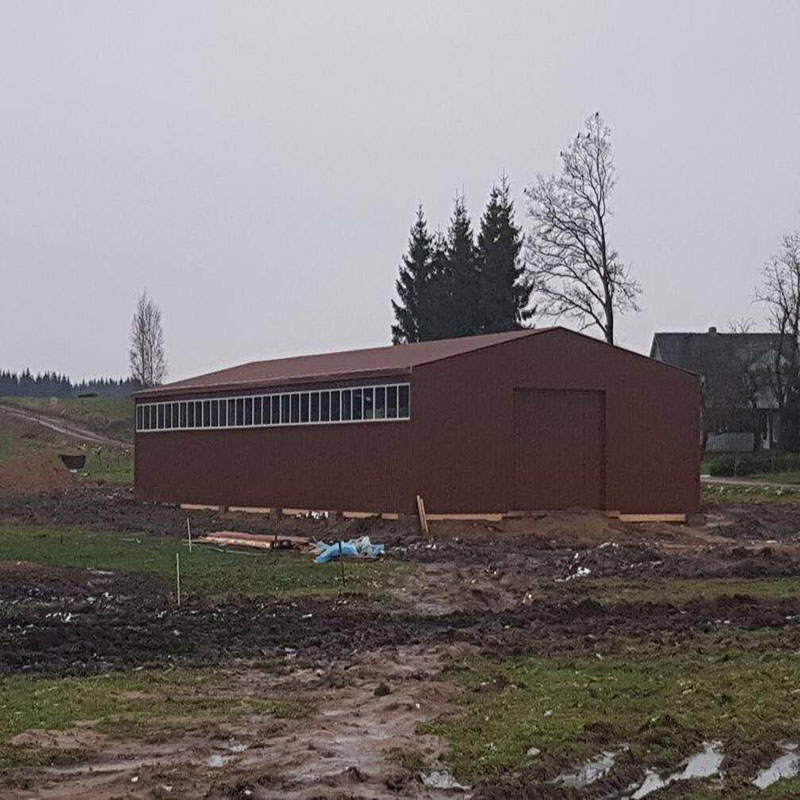 Prefabricated Horse Barns Design Steel Structure Cow Farm Buildings