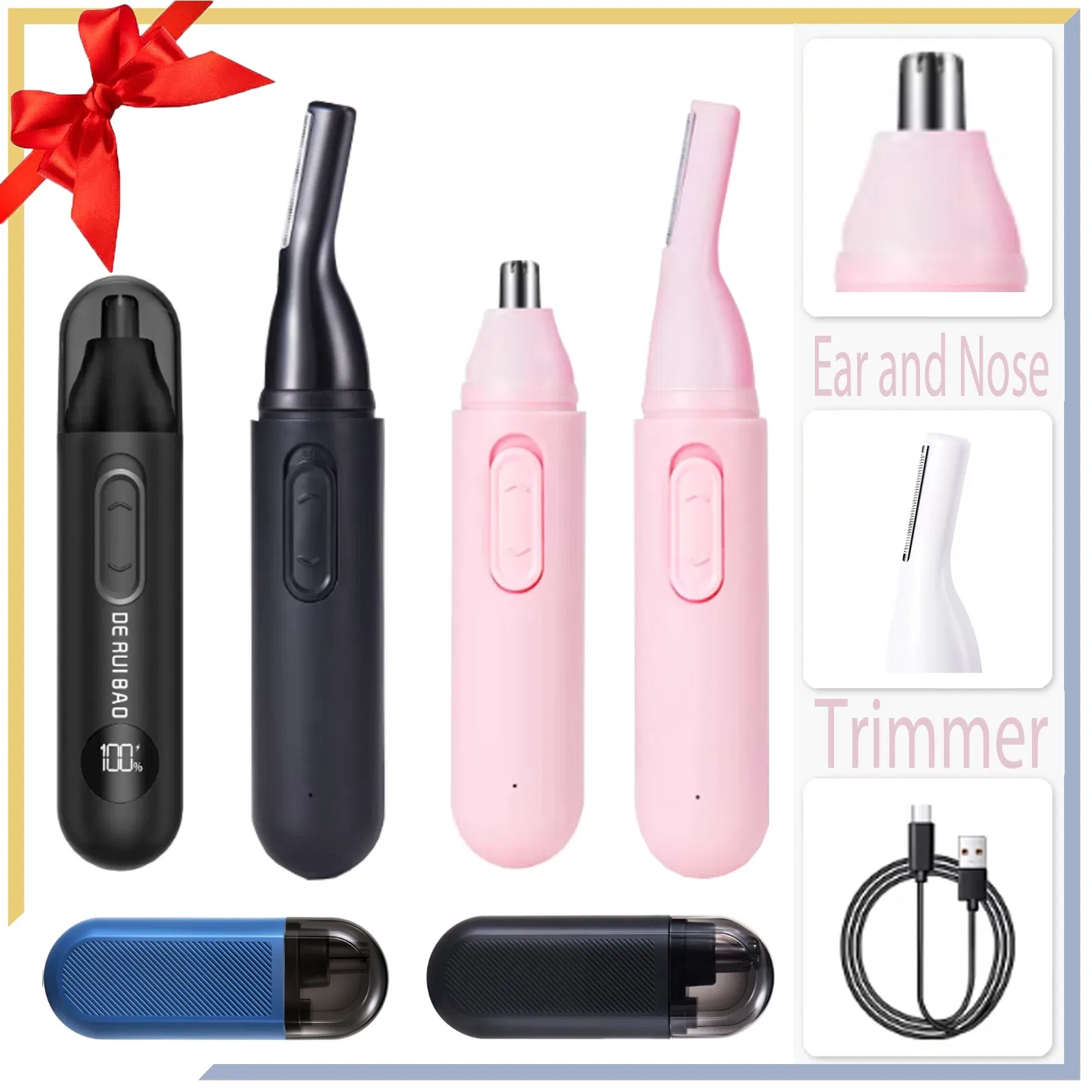 Ultra-Precision Grooming Tool for Women Nose Hair Trimmer