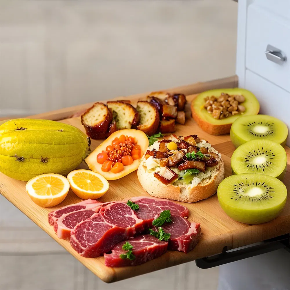 Экологичная бамбуковая разделочная доска для кухни