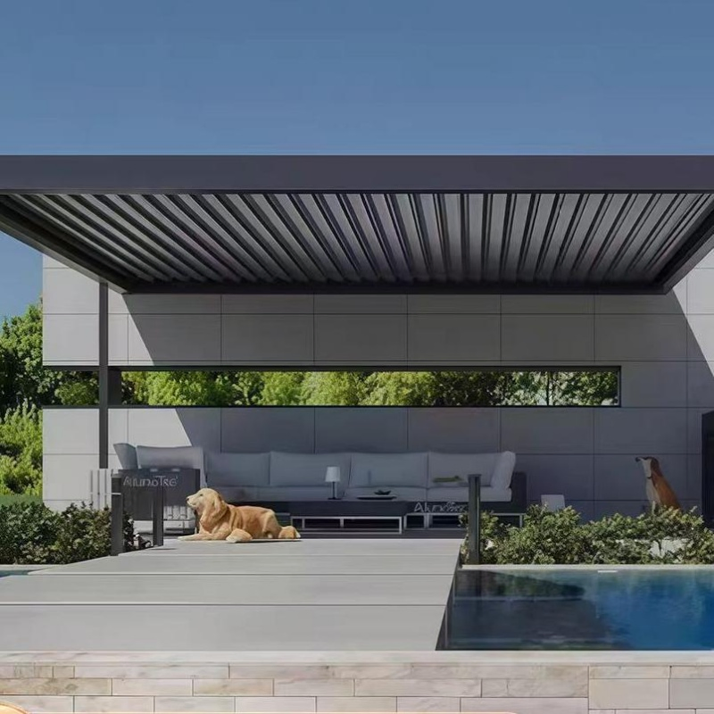 Customized by Chinese Manufacturers, This Low-Priced Electric Aluminum Alloy Roller Shade Awning Is a Retractable Glass Roof with High-Quality Sunshade Canopy.