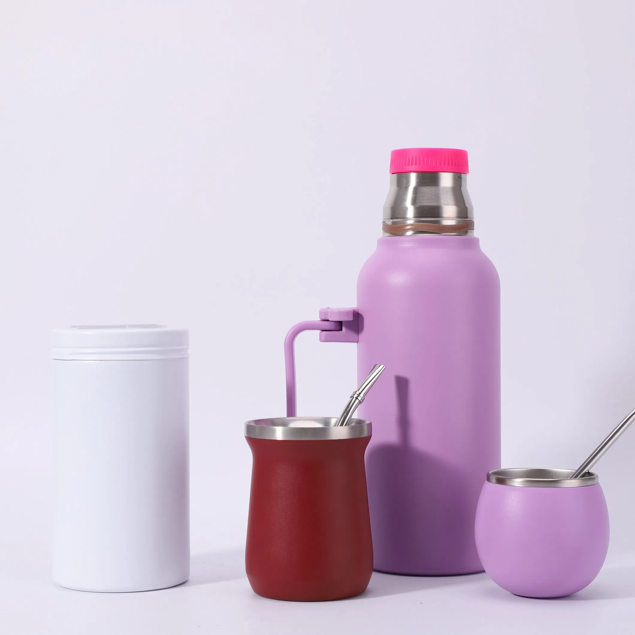 Термос для мате из нержавеющей стали с логотипом