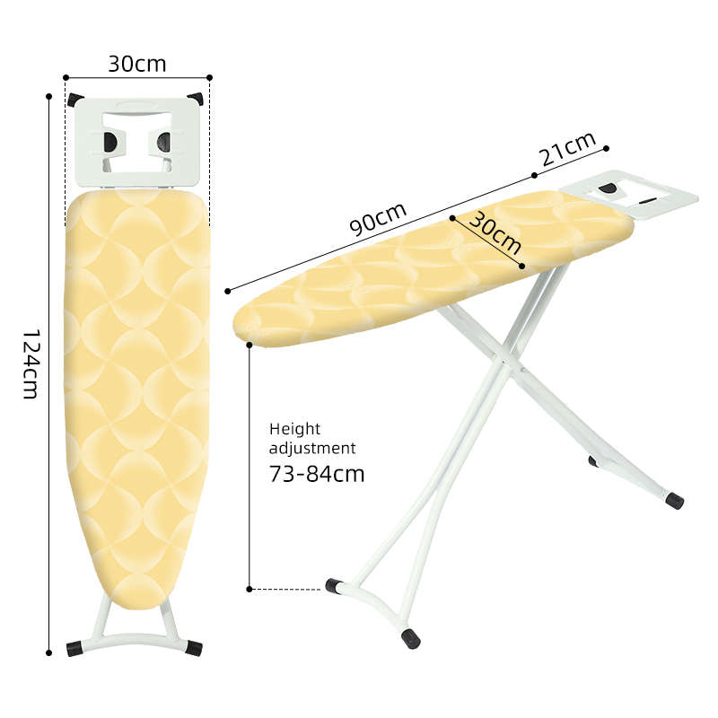 European Ironing Board Scorch Stain Resistant Foldable Standing Type for Home Wardrobe Use for Clothes