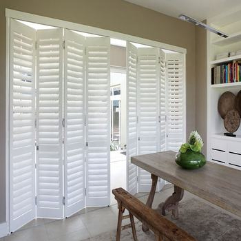 Factory Solid Wood Window Louvers Plantation Shutters Wooden Shutters for Window