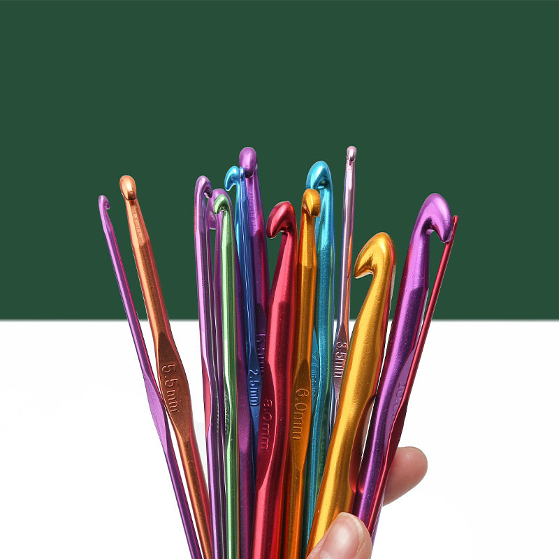 Color Alumina Single Head Crochet Knitting DIY Knitting Tool