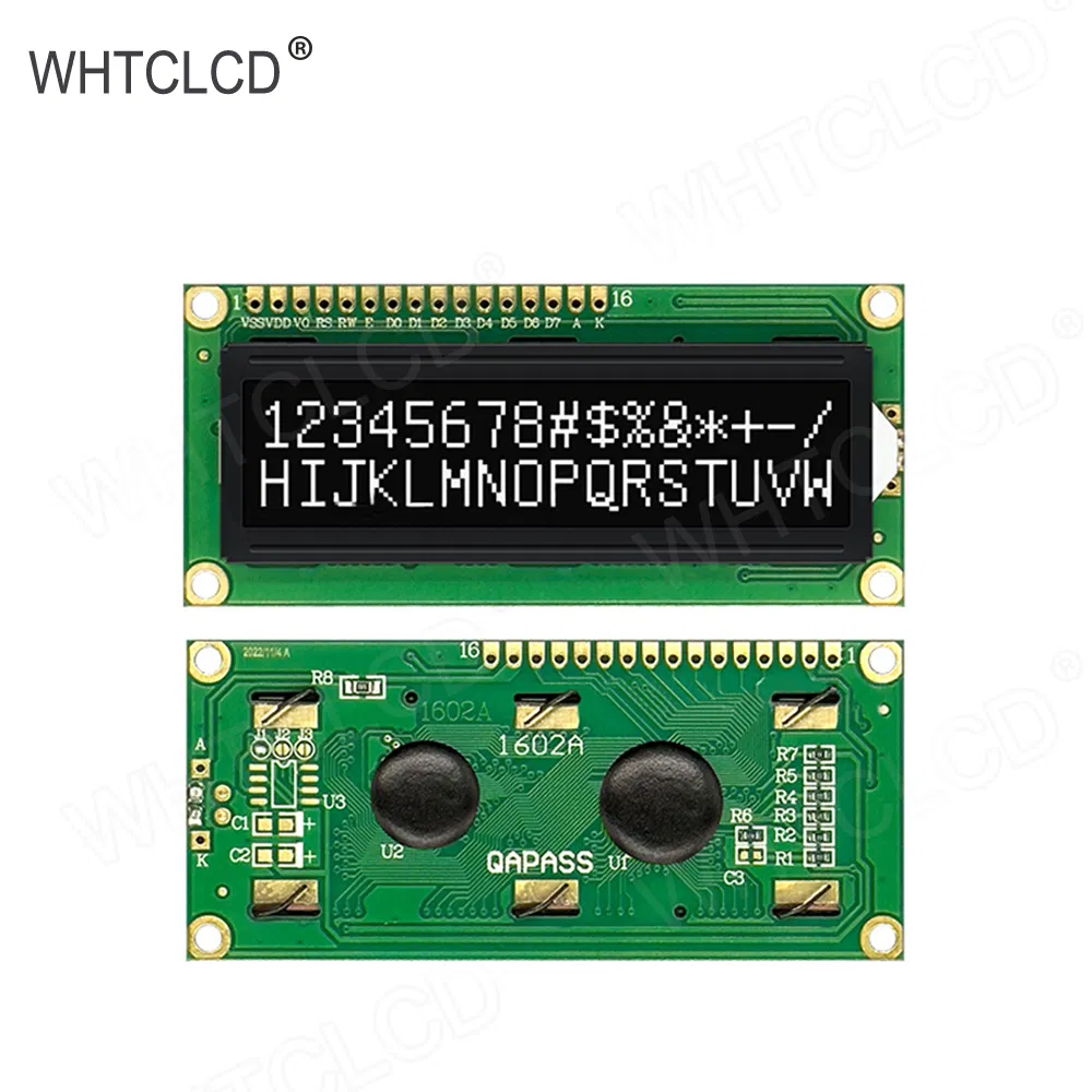 16pin 16X2 DOT Matrix Large Character Module 1602 Blue Green LCD