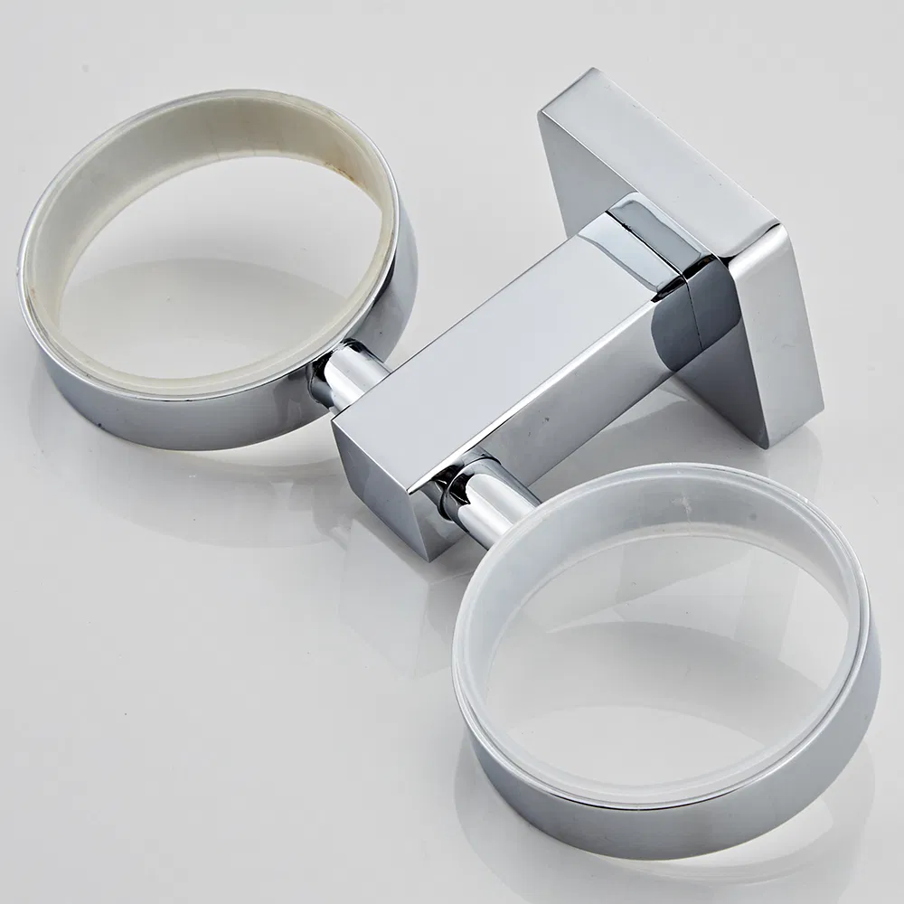 Настенный держатель для двух зубных щеток из нержавеющей стали