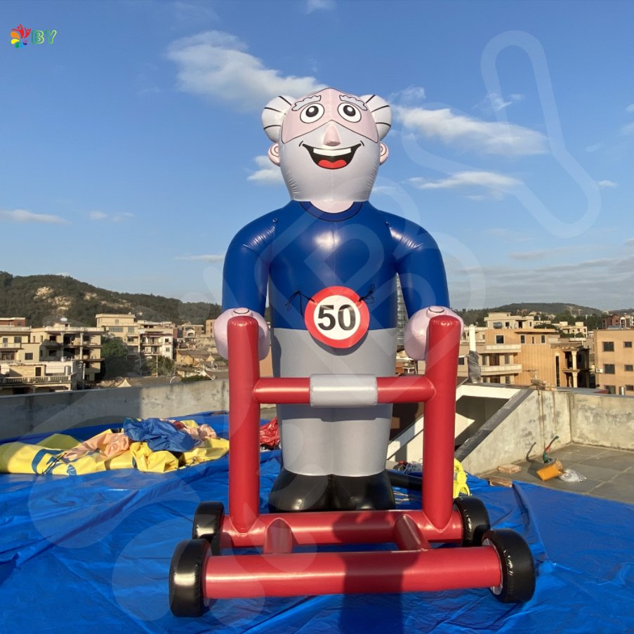 Party Rental Opblaasbaar balloon Birthday Decoration Inflatable Abraham Balloon