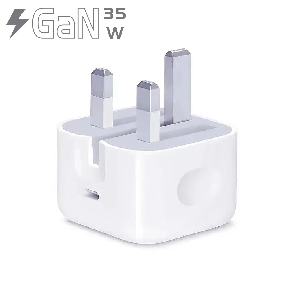GaN зарядка 35W для iPhone и Samsung, UK розетка