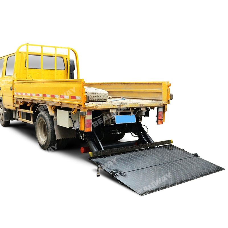 Beauway Folding Q700 Steel 500kg/1000kg Tail Lift Tailgate for Cargo Truck Pickup