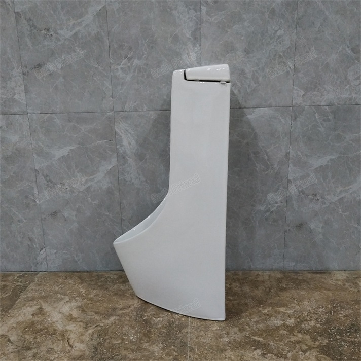 Hotel Public Corner High End Sanitary Ware Ceramic Urinal Automatic Flush Sensor