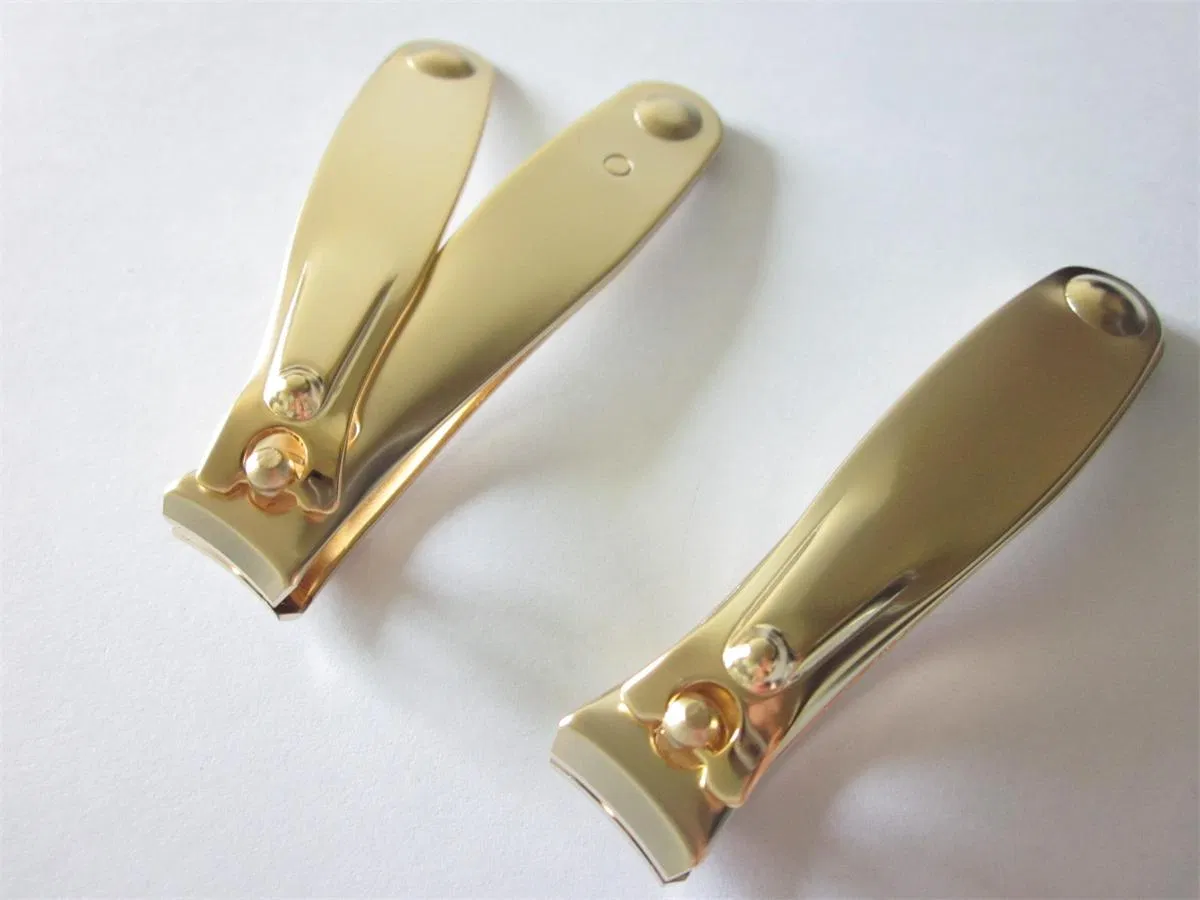 Deluxe Toe Nail Cutter with Pearl Golden Plating