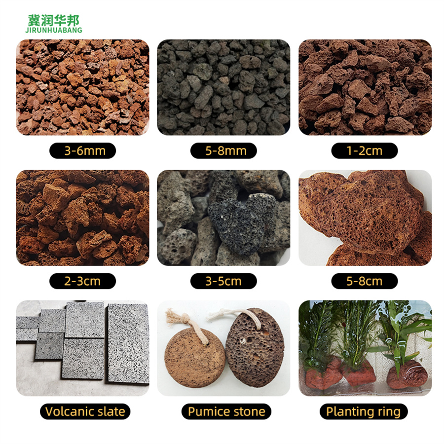 Industrial Application Volcanic Stone for Catalyst Carrier Filter Media Asphalt Additives Environmental Protection Equipment Production