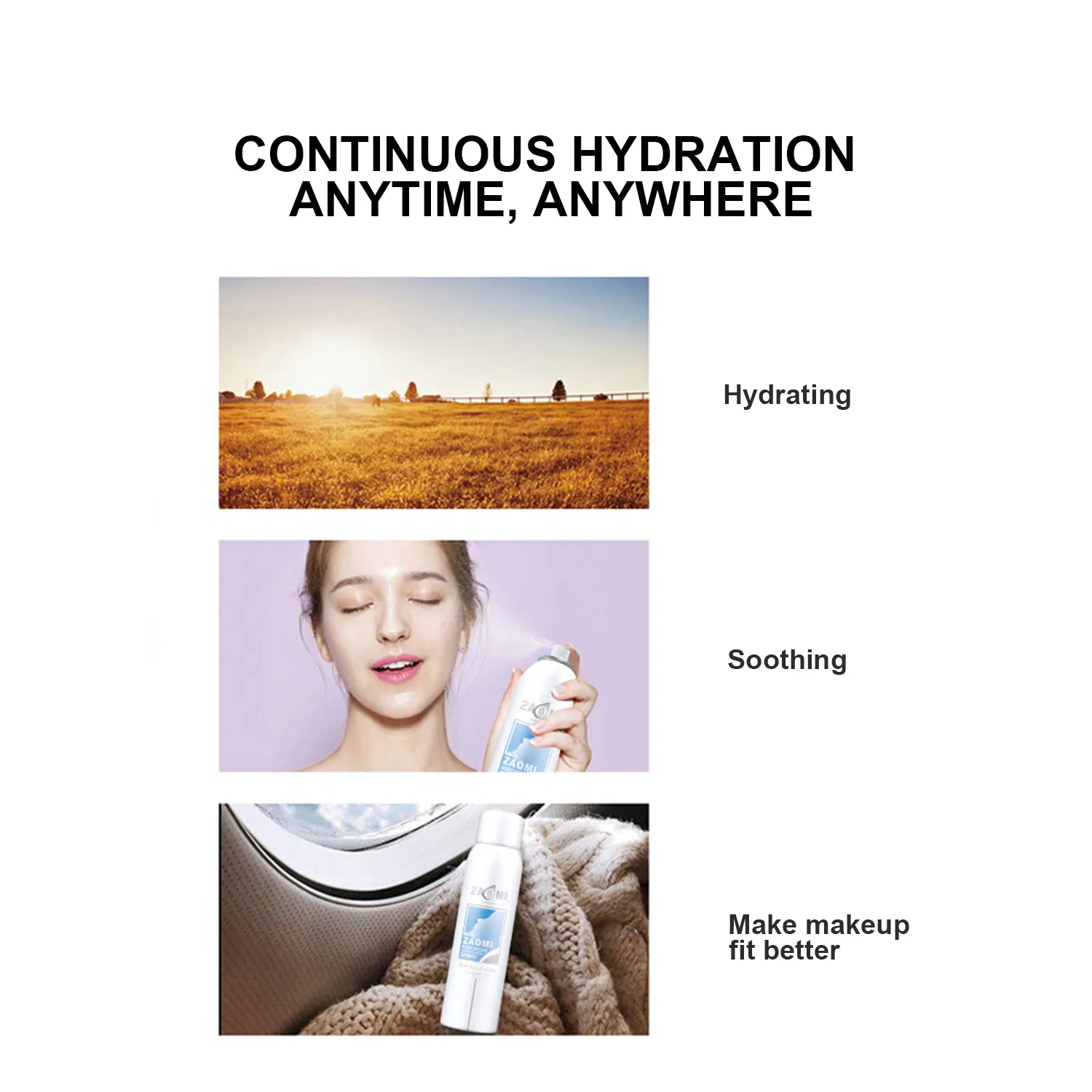 Customized Wholesale Facial Care Products Toning Mist Spray Face Mist Toner Spray