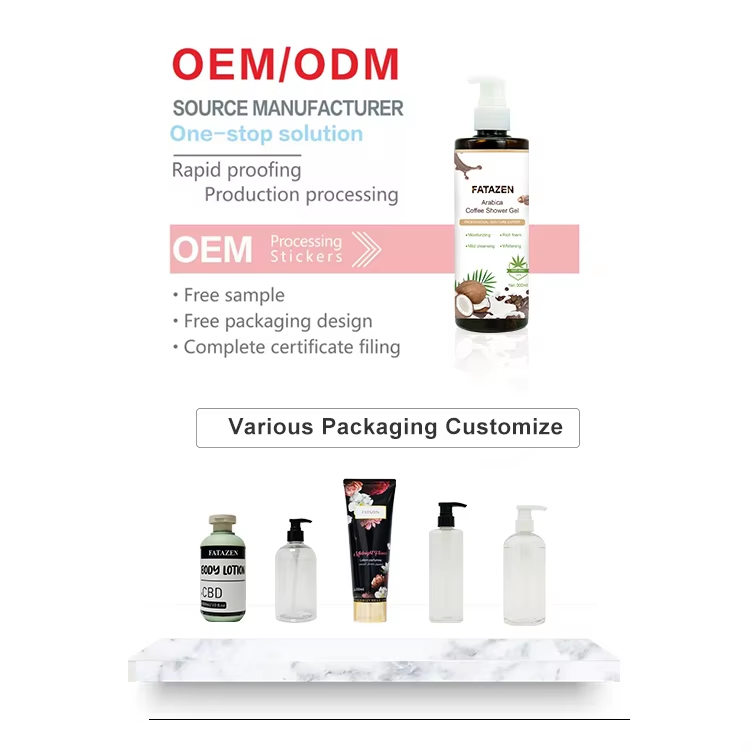 Private Label OEM ODM Best Skin Moisturizing Whitening Luxury Coconut Coffee Natural Organic Liquid Bath Bodywash Shower Gel