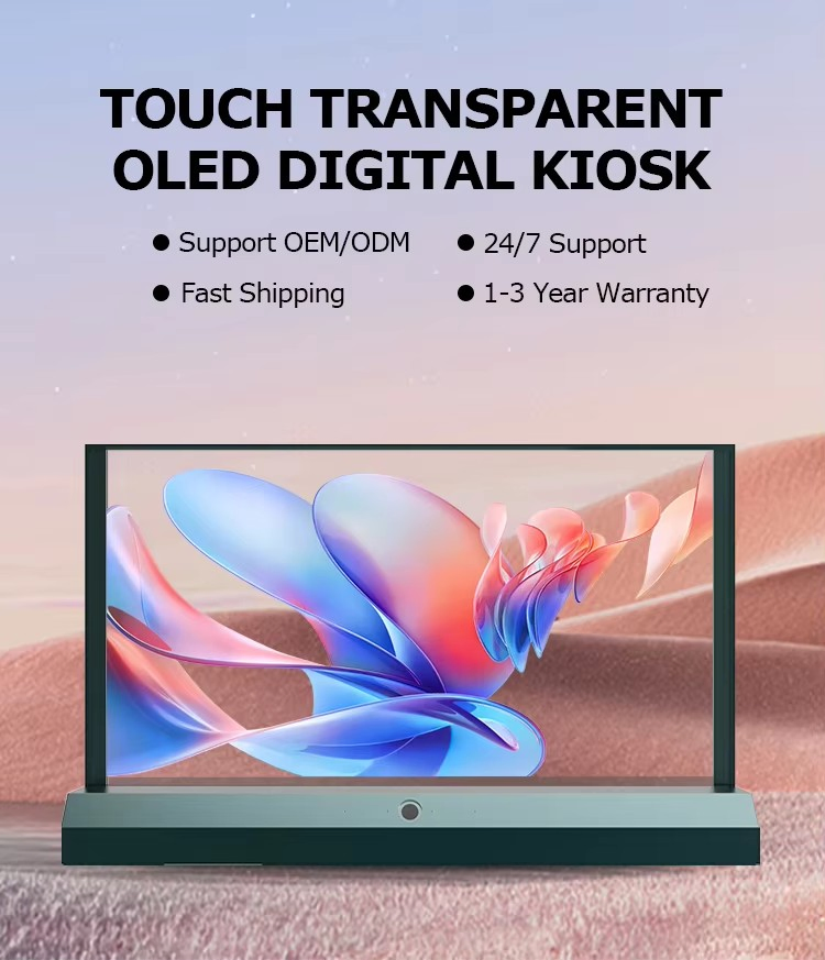 Прозрачный OLED модуль 4K с сенсорным экраном