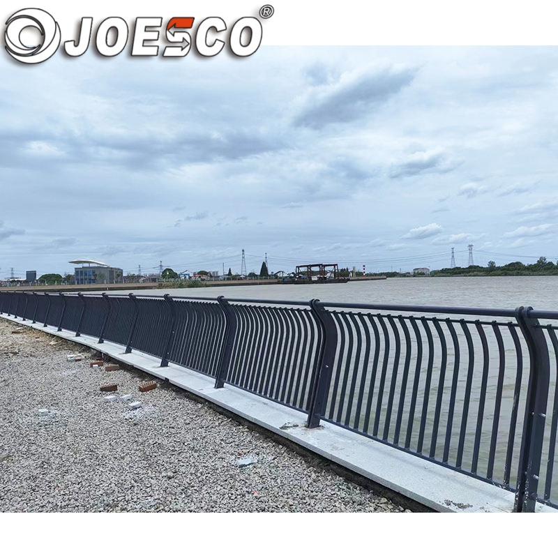 High-Strength Anti-Collision Highway Guard Rail for Bridge Safety Protection - Hot Dipped Galvanized Steel Material