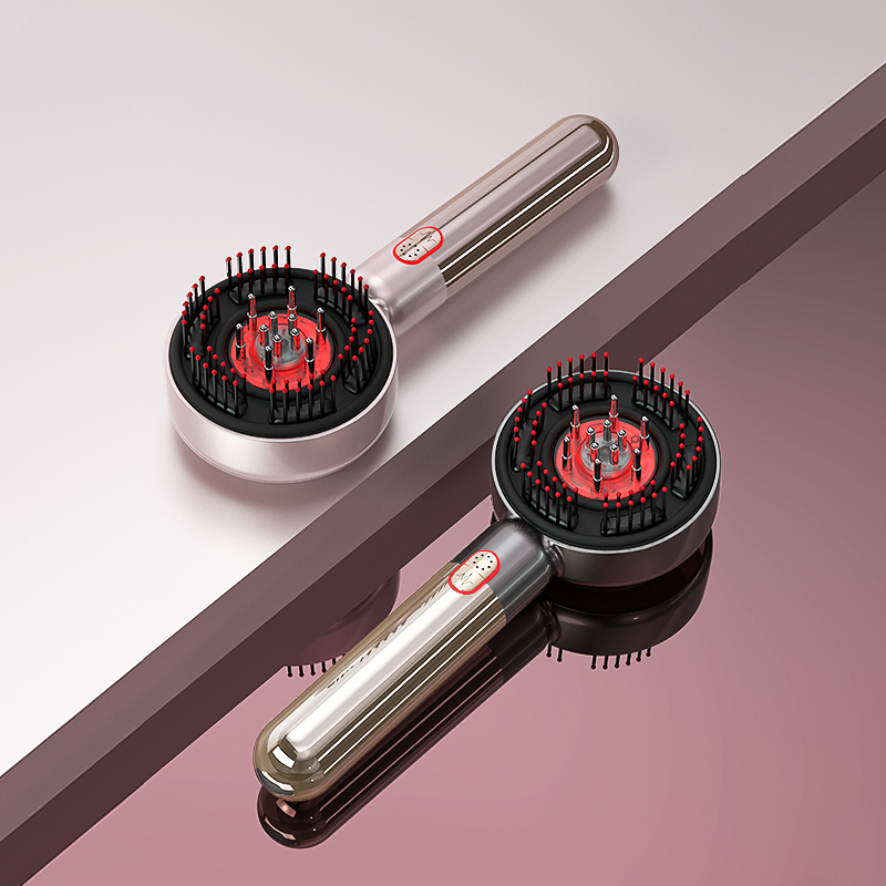 Умный массажер для головы с EMS и красным светом