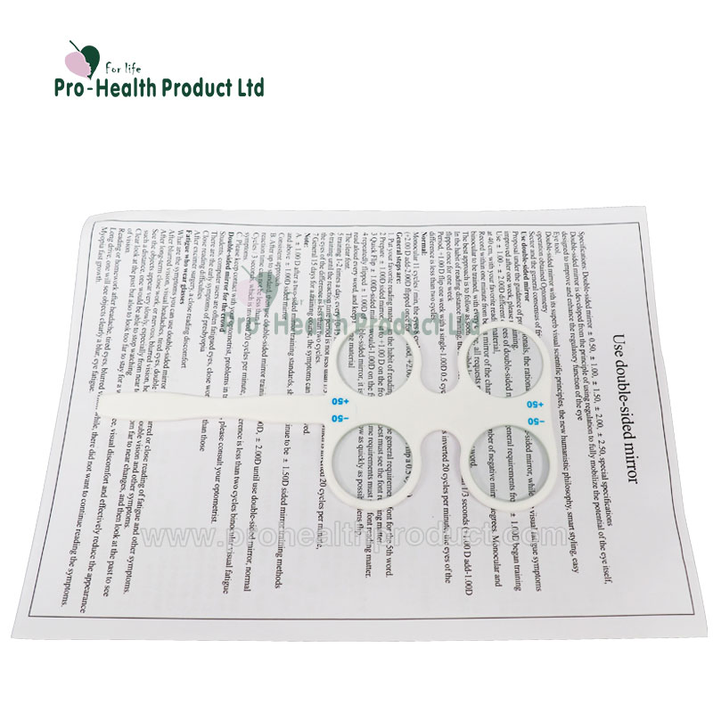 Plastic Optometry Flipper With 4PCS Optical Glass Lens